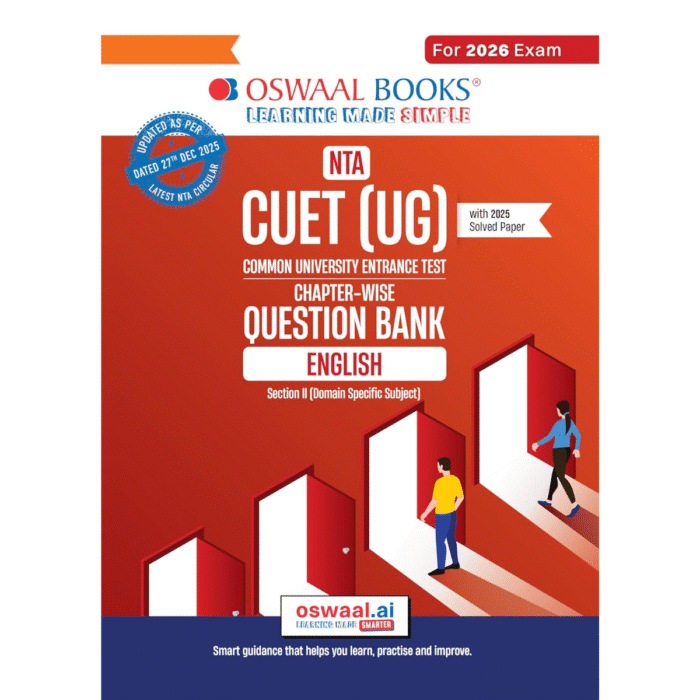 Oswaal NTA CUET (UG) Chapter-wise Question Bank English For 2026 Exam ...