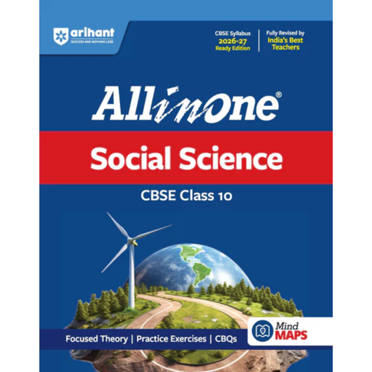 All In One Social Science Class 10 For CBSE Exam 2026-27 | NCERT Based Complete Theory, Practice Exercises, CBQs, A-R, Sample Papers & Mind Maps | Revised Edition As Per Latest Syllabus