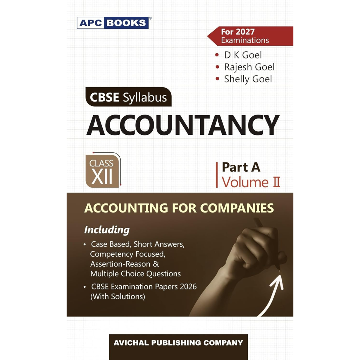 APC Books Accountancy Class XII, Part A Volume II, Accounting for Companies, CBSE Syllabus, for 2027 Examinations