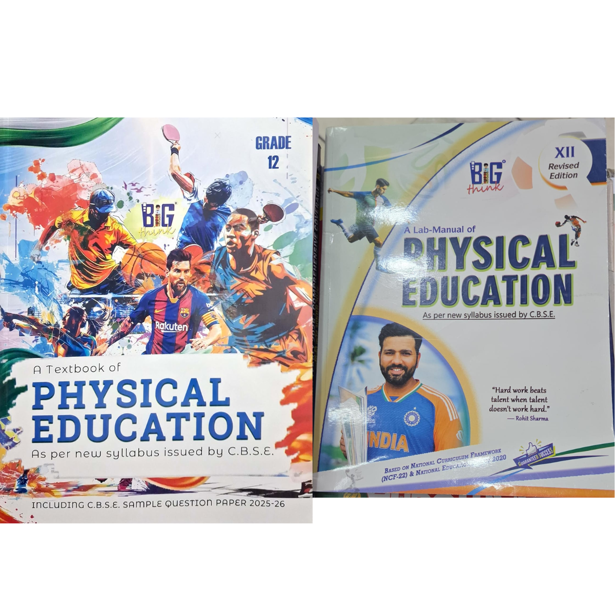 Big Think A textbook of Physical Education AND LAB FILE class 12 Based On NEP/CBSE Syllabus