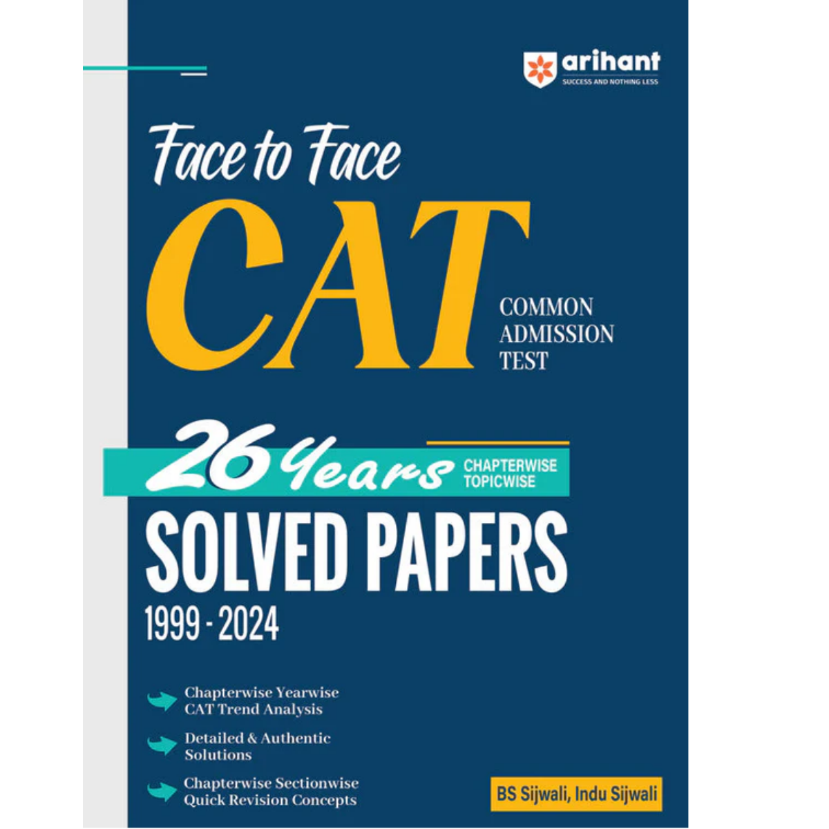 Face To Face CAT | 26 Years Chapterwise - Topicwise Solved Paper (1999-2024) | English Medium